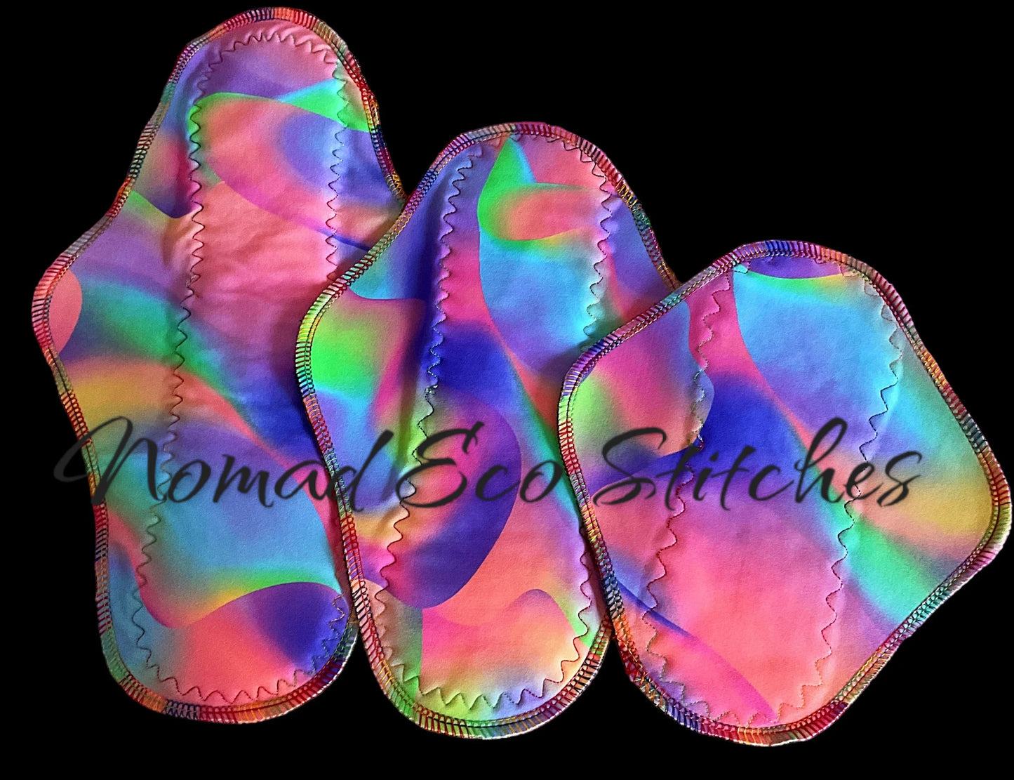 Reusable Cloth Pad (1) Moderates- Pink Dreams- Fast Absorb, Stay Dry