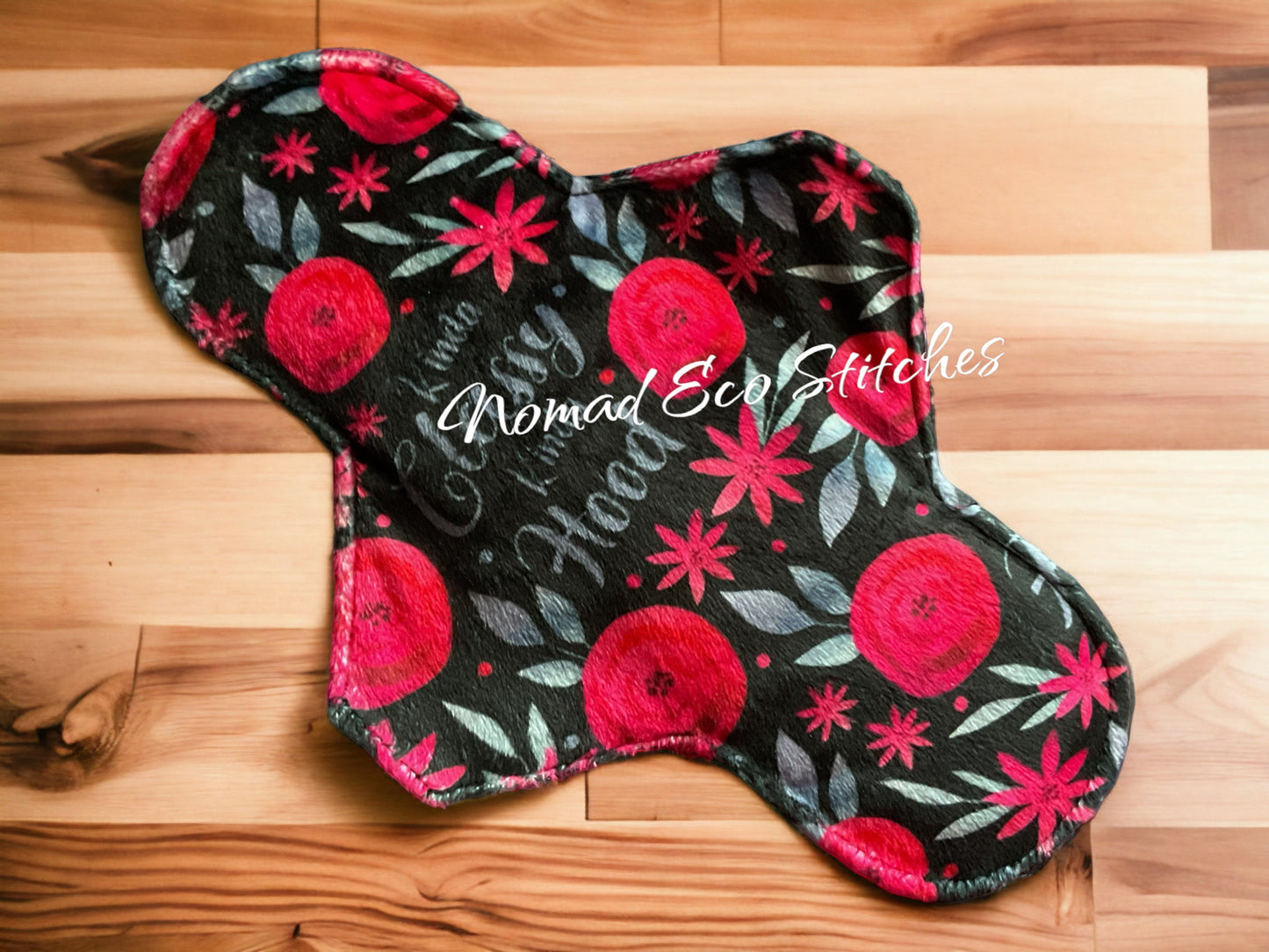 Reusable Cloth Pad/Heavy/Moderate- Stain Resistant Minky-Classy/Hood